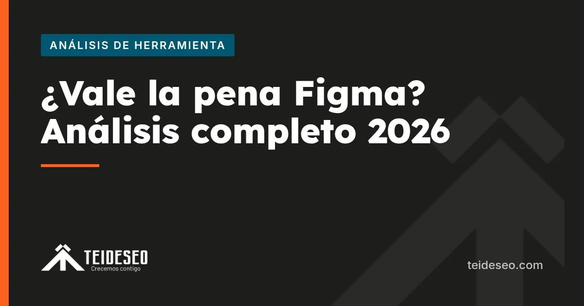 Portada del artículo «¿Vale la pena Figma? Análisis completo 2026» — TeideSEO