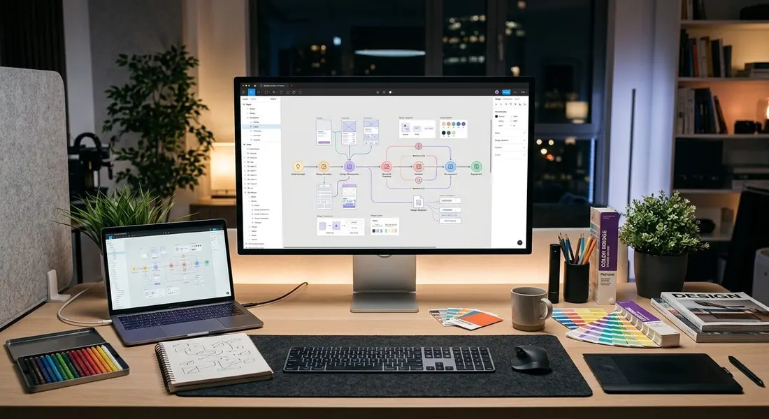 Workflow performance chart showing better review speed and visual consistency when using Figma